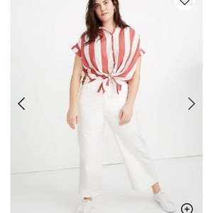 Madewell Wide-Leg Crop Jeans petite